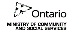 CHMA Logo in the corner, text reads "Ontario: Ministry of Community and Social Services".